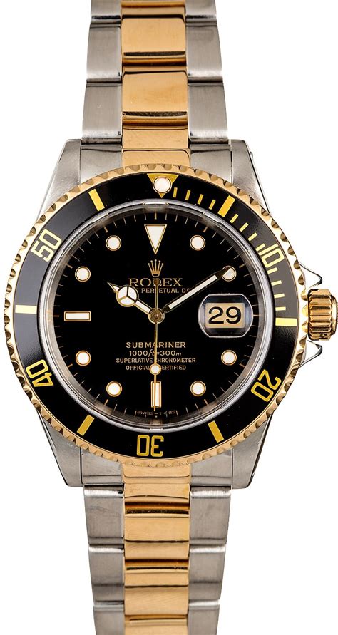 rolex two tone oyster bracelet